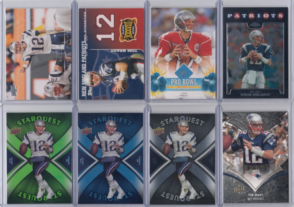 (150) Different TOM BRADY Lot NFL Football Cards Inserts 2002-2024 Collection - Image 3 of 4