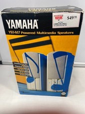 Genuine Yamaha Model YST-M7 Powered Multimedia Speakers w/ Power Supply All Orig