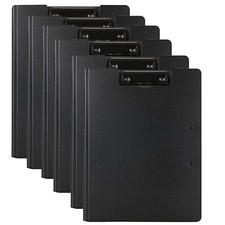 Clipboard Folder, 6 Pack A4 Foldable Clipboards File Folder Flip Writing Pad for