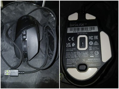 Razer Basilisk V3 Wired Gaming Mouse 26000 DPI RGB 9-Button Optical Black