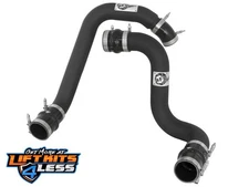 aFe BladeRunner 3 IN Aluminum Hot and Cold Charge Pipe Kit Black for 2004-200...