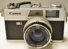 Canon Canonet QL17 35mm Rangefinder Camera Parts or Repair