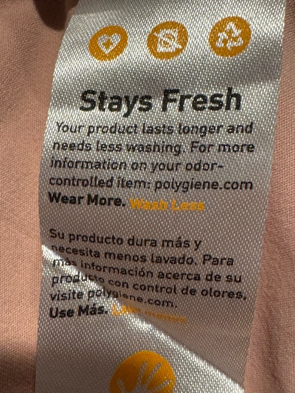 Mondetta Performance Tee Polyester Spandex Blush … - image 7