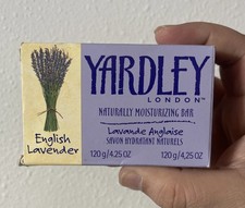 Yardley London English Lavender Nourishing Bath Bar Soap 4.25 oz Moisturizing