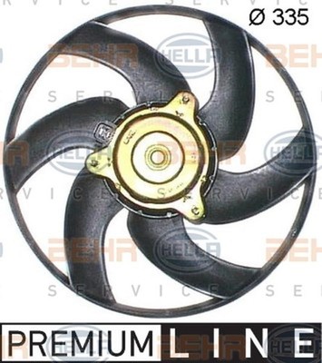 HELLA 8EW351043-611 Fan Engine Cooling For CITROËN Berlingo PEUGEOT Partner