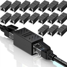 RJ45 Inline Coupler Cat7 Cat6 Cat5e Cat5 Ethernet LAN Network Cable Adapter Lot
