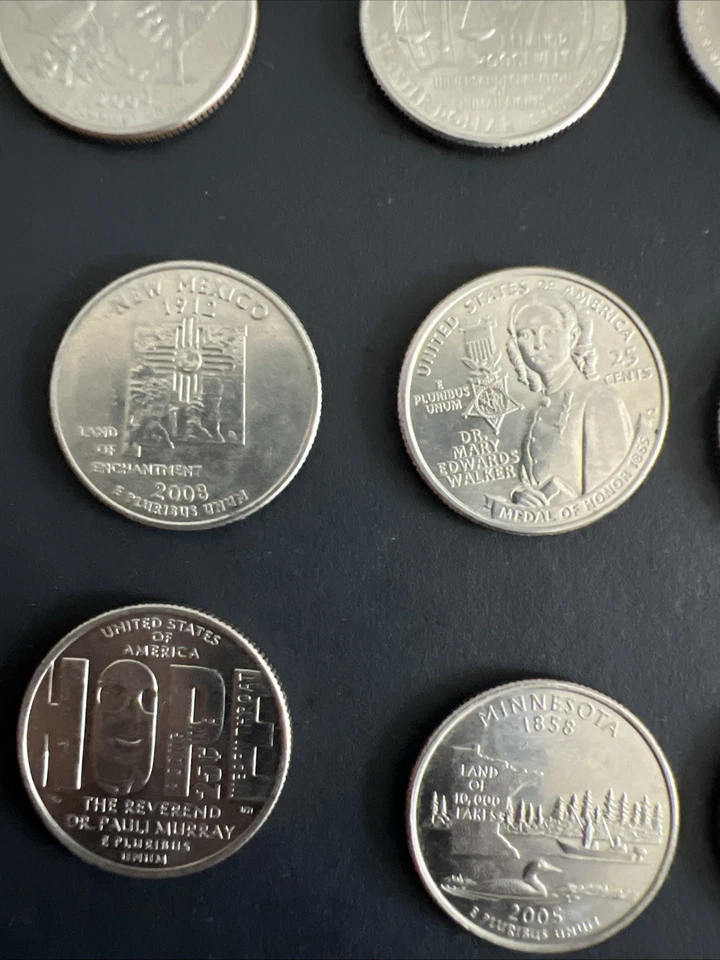 State Quarters, Years 1999, 2000, 2002, 2003, 2004, 2005, 2006, 2007, 2008 - Image 2 of 4