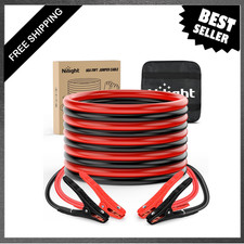 6 Gauge 20 Feet Car Battery Jumper Cables Kit With Copper Coated Aluminum 6 Gauge 20 Feet Car Battery Jumper Cables Kit With Copper Coated Aluminum