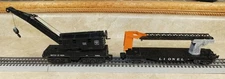 Lionel 29869 Bethlehem Steel Crane Car & Lionel 6424-11 Cherry Picker O-Gauge
