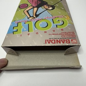 Nintendo NES Bandai Golf Game Box Instruction Manual Booklet Tested Complete CIB