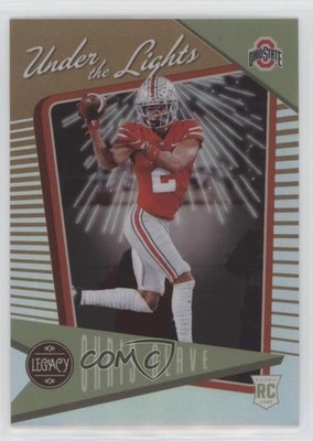 2022 Panini Legacy Under the Lights Bronze /100 Chris Olave #UL-10 Rookie RC rf2