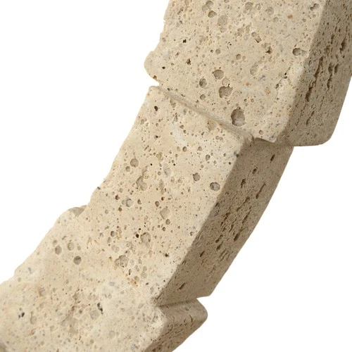 Uttermost 18167 Ivory Fusion Resin Stone Rings Sculpture - Set of - Off White - Picture 2 of 4