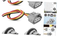 Front Turn Signal Light Socket Plug Harness Fit for Toyota Tundra Tacoma