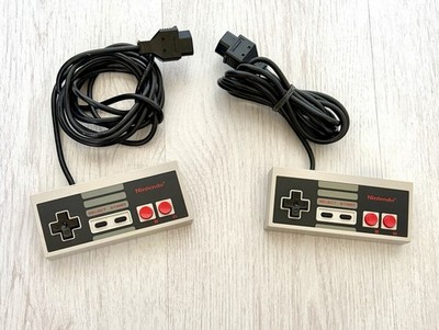 2x NES NINTENDO CONTROLLER GAME PAD ORIGINAL GEBRAUCHT / GUTER ZUSTAND