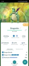 Pokémon G0 -- Level 50 shiny dragonite 3 Moves For PvP Master League