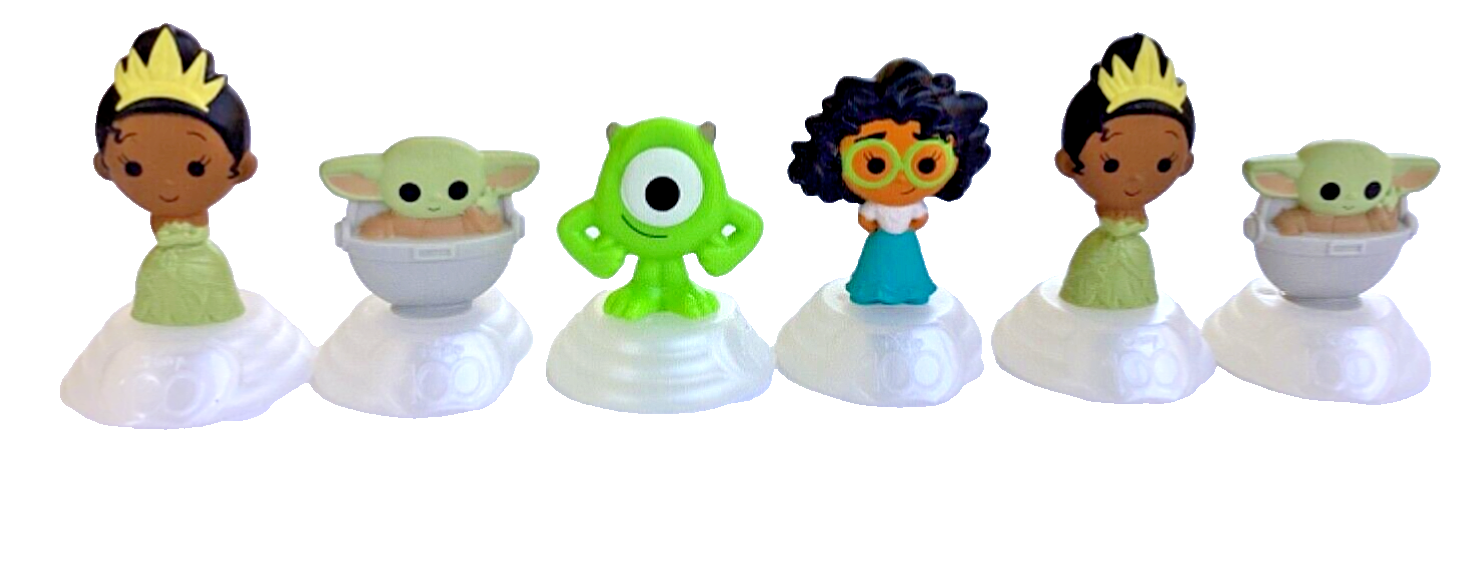 McDonalds Disney 100th Anniversary Happy Meal Toy Set of 6 2023 Collectible Figures