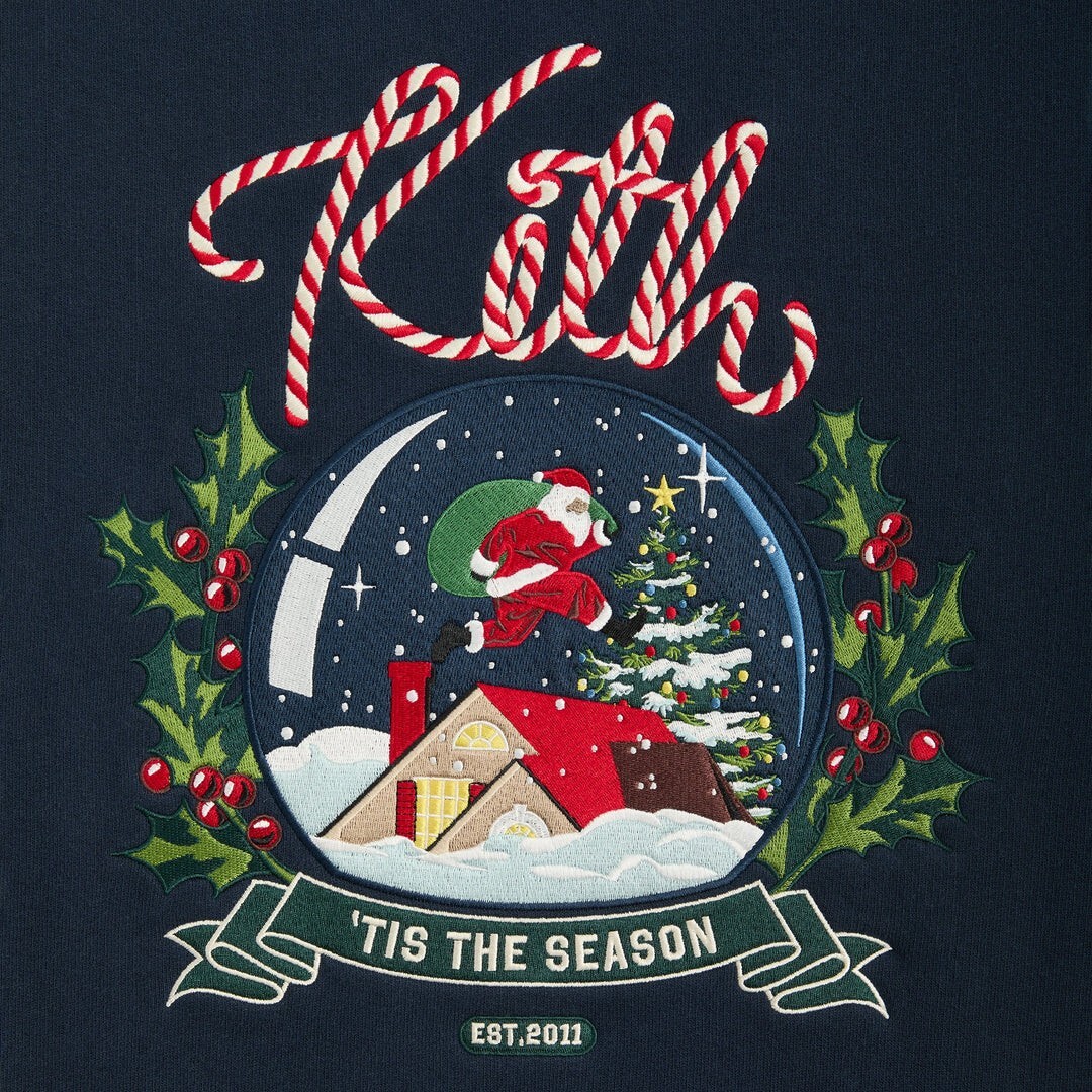 トップス Kith Snowglobe Nelson Crewneck KITH Snowglobe Nelson Crewneck Nocturnal KITHMAS 2024 Large