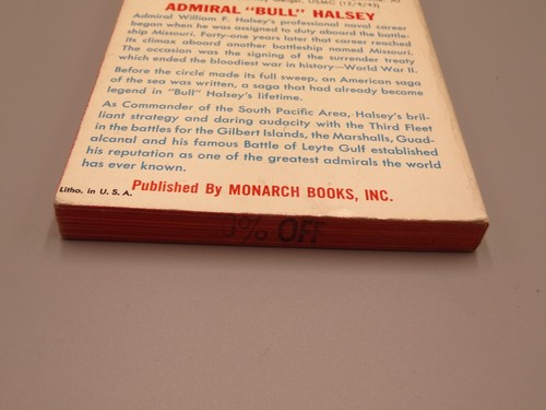 Admiral Bull Halsey Jack Pearl 1962 Taschenbuch Militär Biografie - Bild 3 von 9