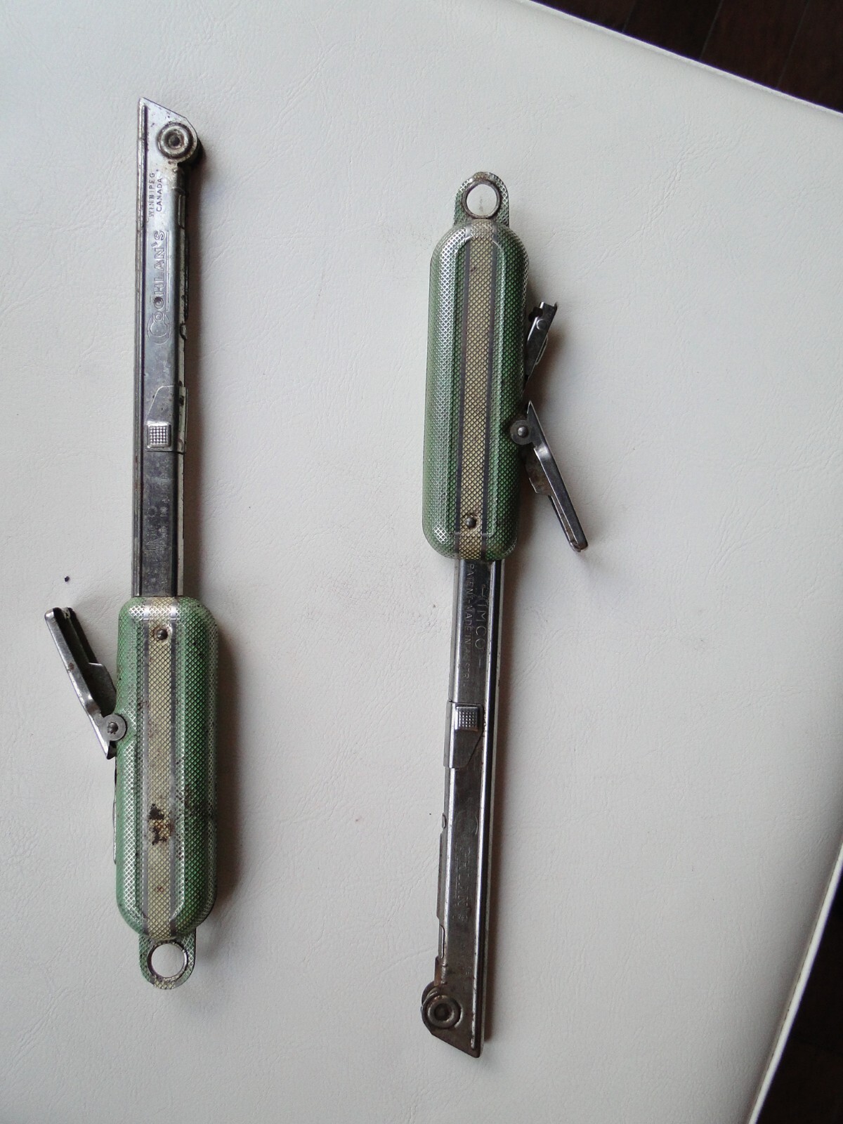 2 Vintage Imco Cochlan's  Spark Camping Lighters