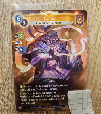 Altered Beyond the Gates TCG - Unique Flamel - einzigartig!