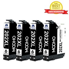 4BK T202XL 202 XL Ink Cartridges For Epson WorkForce WF-2860 Expression XP-5100
