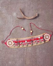 $68 Jak and Peppar Girls Belt Juniper Golden Berry Belt Sash Small Medium