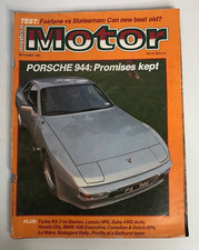 Modern Motor Sep 1982 Car Magazine Porsche 944 ( Army Tank Poster Inside )