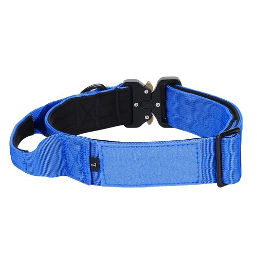 TSG Nylon Heavy Duty Dog Collar With Handle CanineTraining Walking - Picture 58 of 67