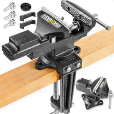 [Upgraded Version] Multi-Purpose Bench Vise 3.3", Table Vice for Workbench, Univ
