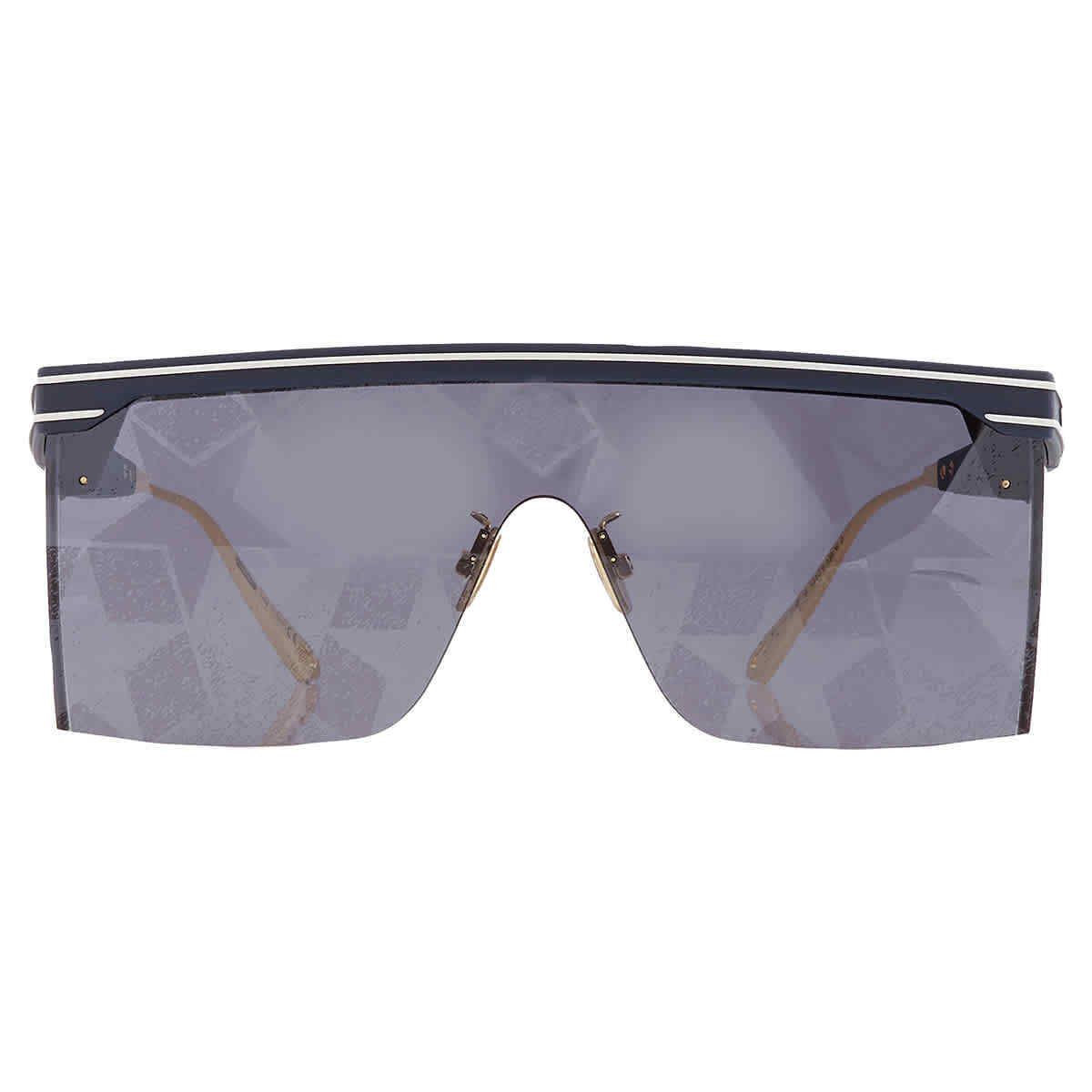 Dior DIORCLUB M1U Mirror Blue Star Print Shield Ladies Dior DIORCLUB M1U Mirror Blue Star Print Shield Ladies