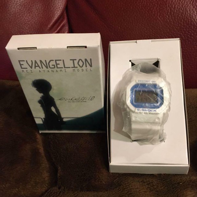 CASIO G-Shock x Neon Genesis EVANGELION Rei Ayanami Model Wrist Watch w/Box | eBay