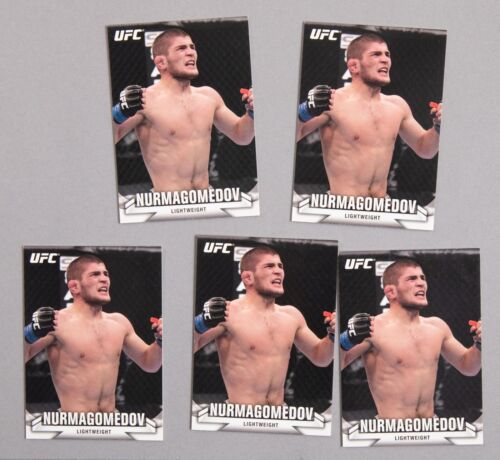 Khabib Nurmagomedov 2013 Topps UFC Knockout Card #94 223 229 242 254 219 205 165 - Picture 3 of 12