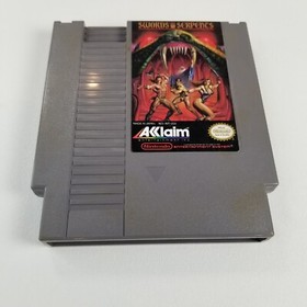 Swords and Serpents (Nintendo NES) Game Cartridge and Nintendo Authentic Case