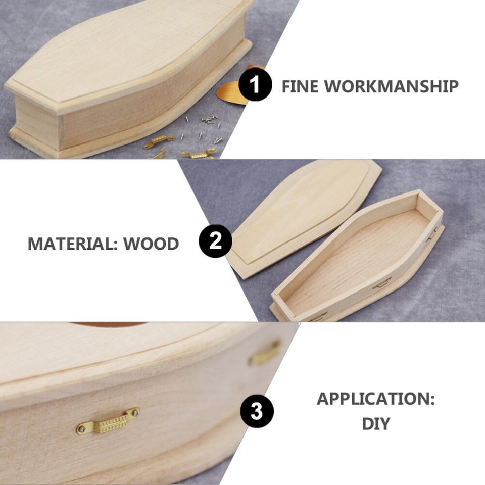 Dollhouse Halloween Accessories Playhouse Coffin Furniture Model eBay