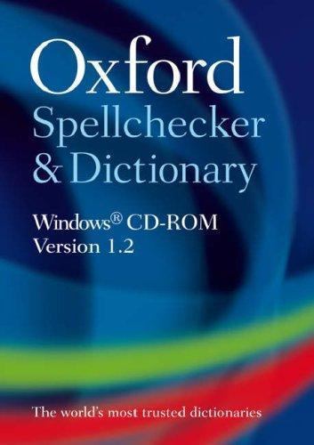 Oxford Spellchecker and Dictionary (Individual User Version 1. 2 ...