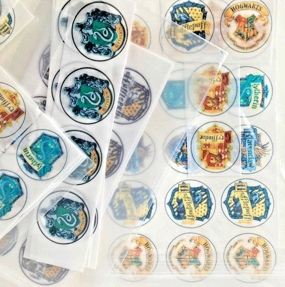 GRAN LOTE COMESTIBLE Harry Potter HOGWARTS Cumpleaños Cupcake Pastel Galletas Toppers NUEVO Foto 4 de 4