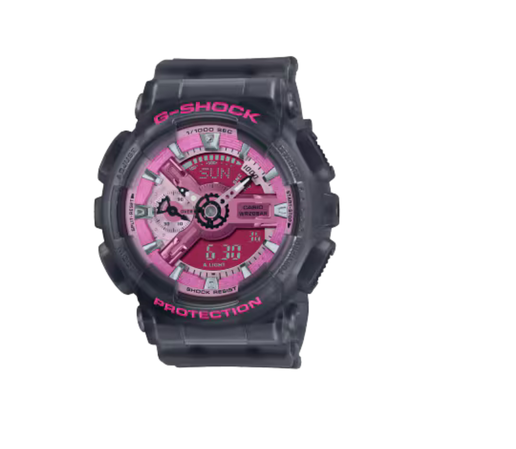 Casio G-Shock Ana-Digital Pink Dial Neobrite Watch GMAS110NP-8A