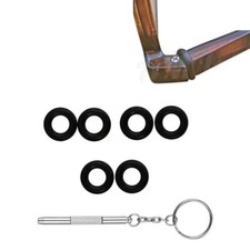 Eyeglass Repair Kits Glasses Grips Hinge Tighteners Silicone Hinge Ring Eyeg...