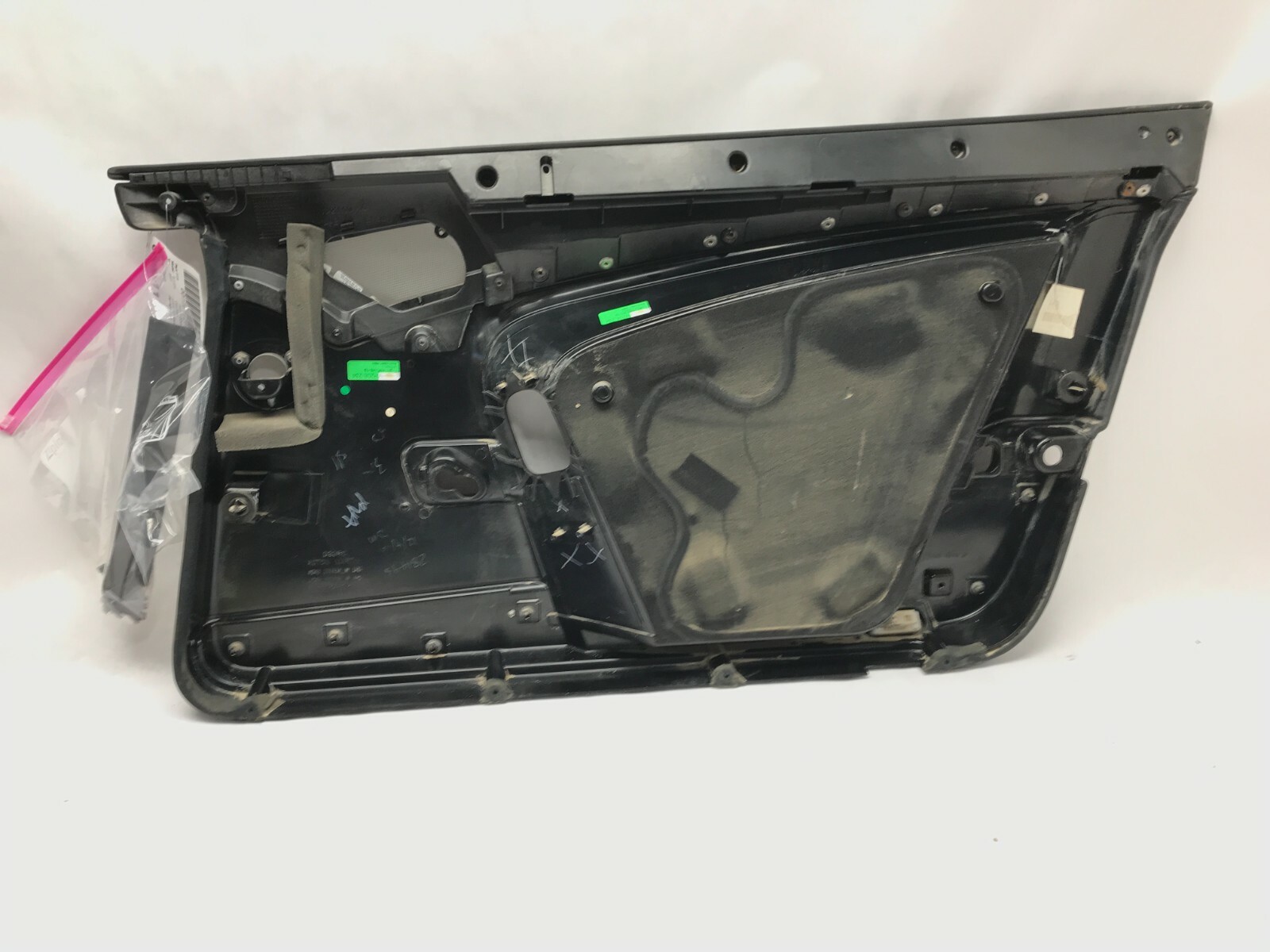 07-16 ASTON MARTIN V8 VANTAGE DOOR PANEL LEFT DRIVER SIDE OEM BLACK LEATHER 