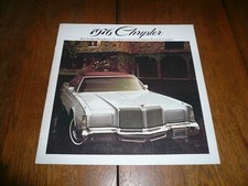 1976 Chrysler New Yorker Brougham Town Country Newport Sales Brochure- Vintage 1976 Chrysler New Yorker Brougham Town Country Newport Sales Brochure- Vintage