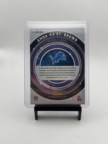 2024 Panini Donruss Galaxy Of Stars Amon Ra St Brown Detroit Lions Box Hit SP - Picture 2 of 2