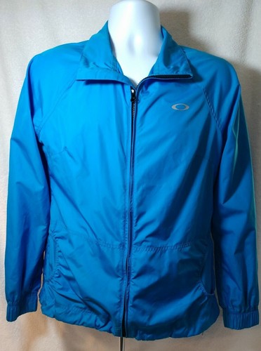 Vintage 90s Oakley Blue Windbreaker Men 