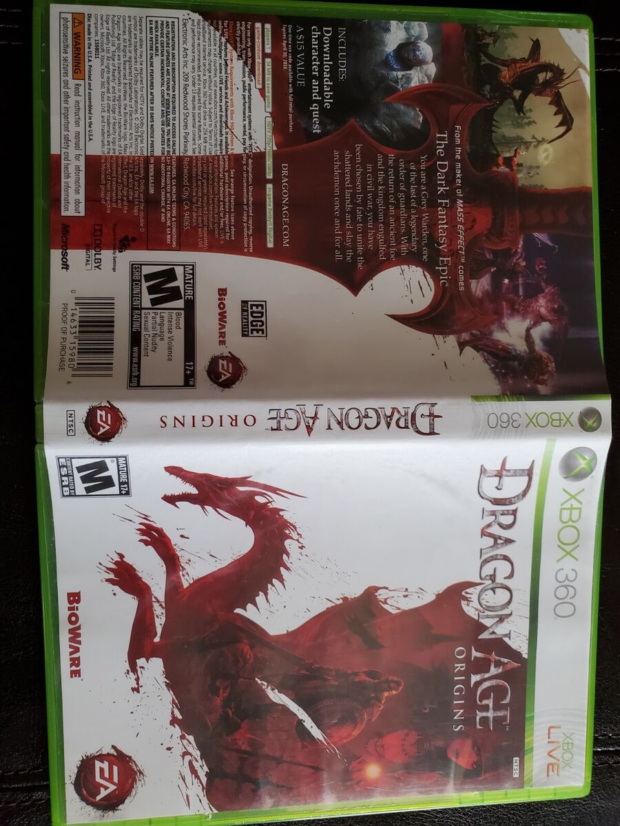 Dragon Age Origins (Microsoft Xbox 360) Original Release Complete  14633159806