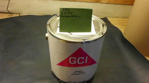 Military Paint Gallon 383 "CARC" substitute or 34094 flat green MUTT M35 Hummer