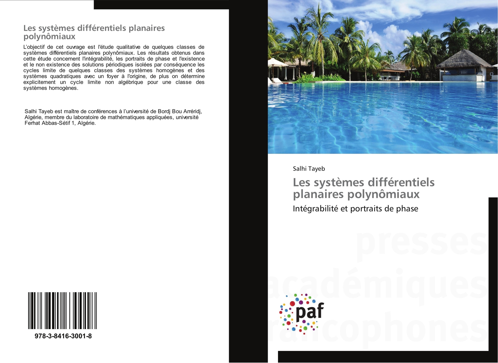 Salhi Tayeb | Les Systèmes Différentiels Planaires Polynômiaux |