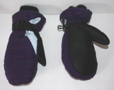 Champion Waterproof Mittens Childrens 4/7 Purple Thinsulate 80 grams