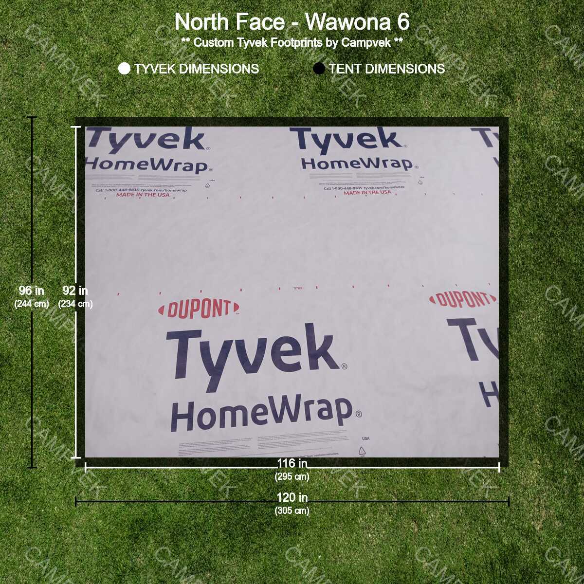 THE NORTH FACE WAWONA 6 FOOTPRINT グレー Wawona 6 Footprint | The North Face