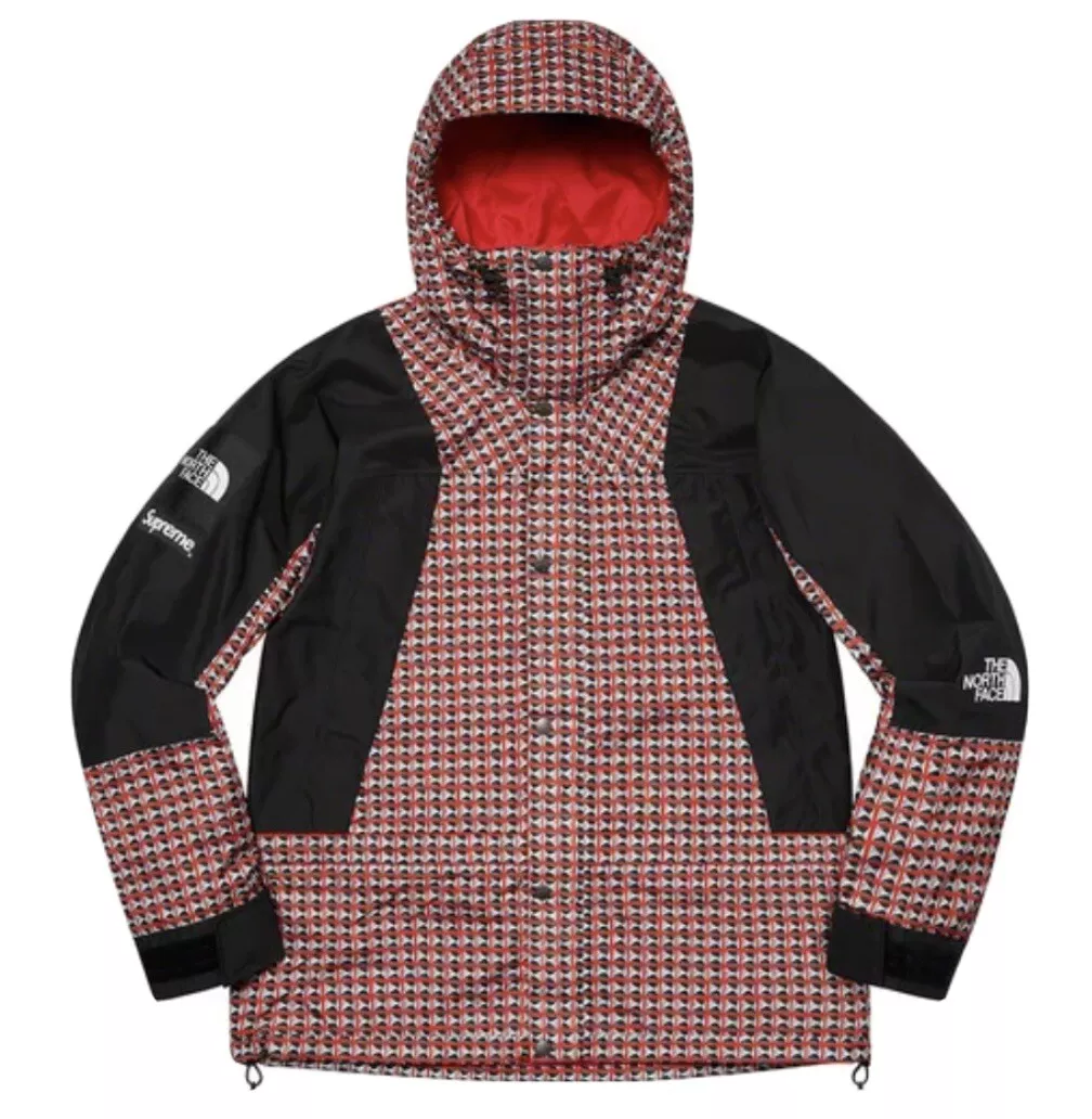 🚨 SUPREME X NORTH FACE STUDDED MOUNTAIN LIGHT JACKET ‘RED’ (Size M)🚨 SS21