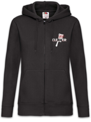 Cleaver Damen Zipper Hoodie Sopranos The Horror Slasher Messer Axt Hackebeil