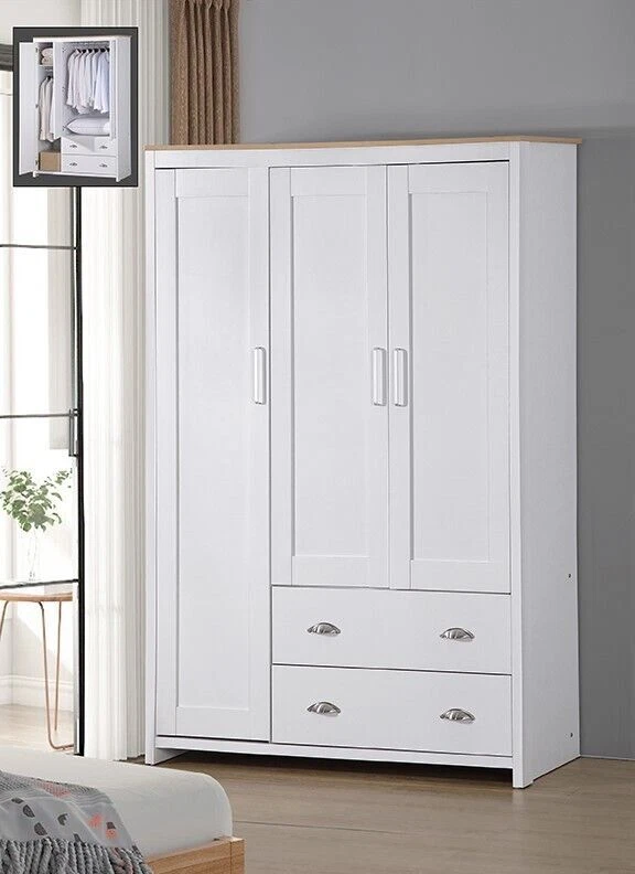 3 door on sale wardrobe wooden